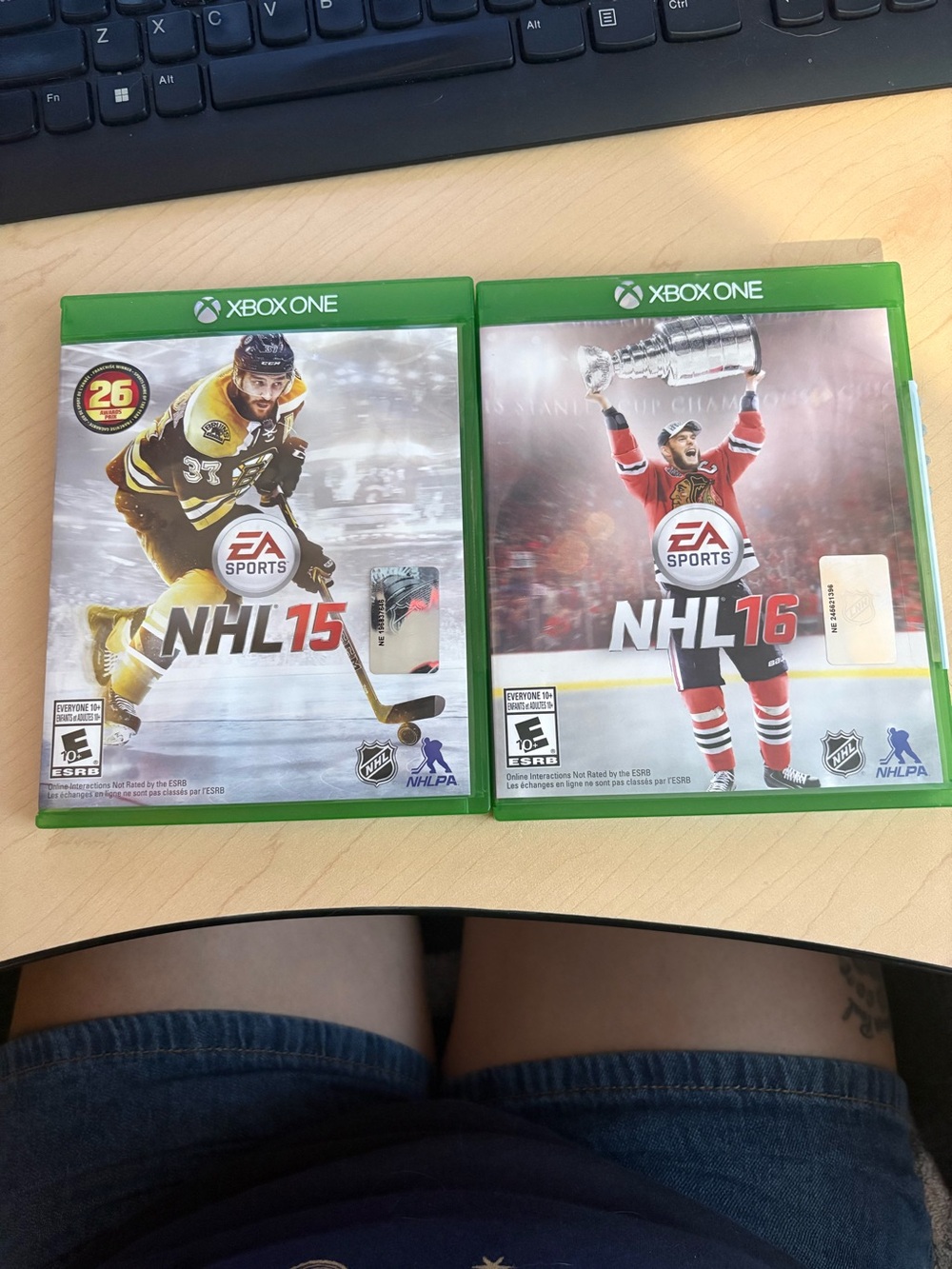 XBOX ONE games NHL 15 & NHL 16